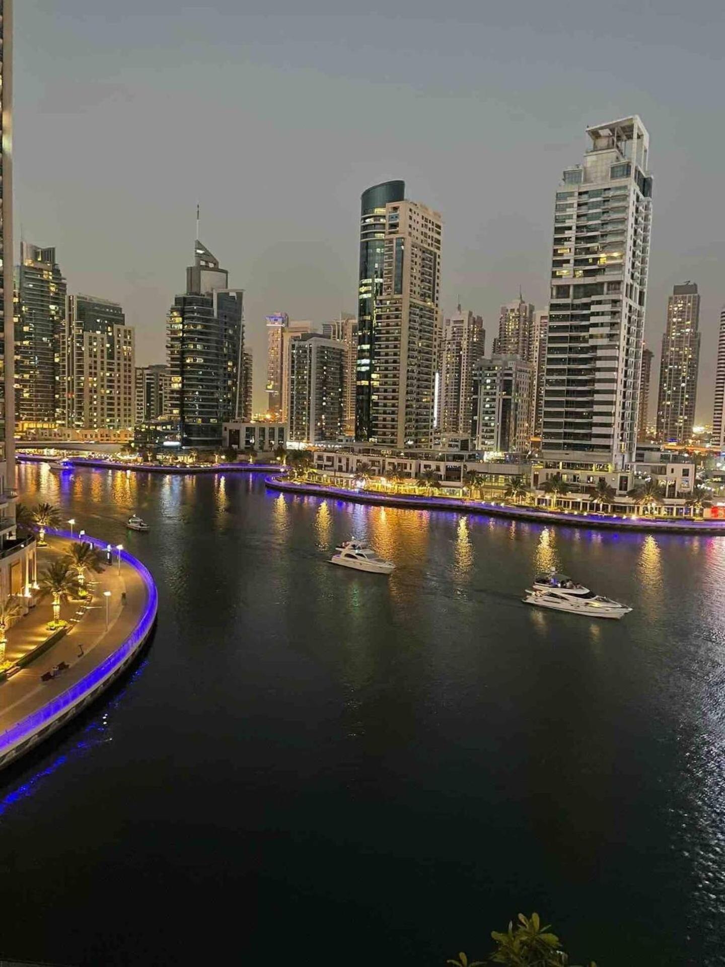 Dubai Marina Amazing View Sea View Lägenhet Exteriör bild